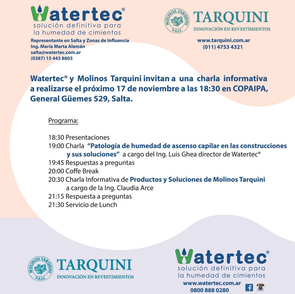 Watertec Humedad de Cimientos